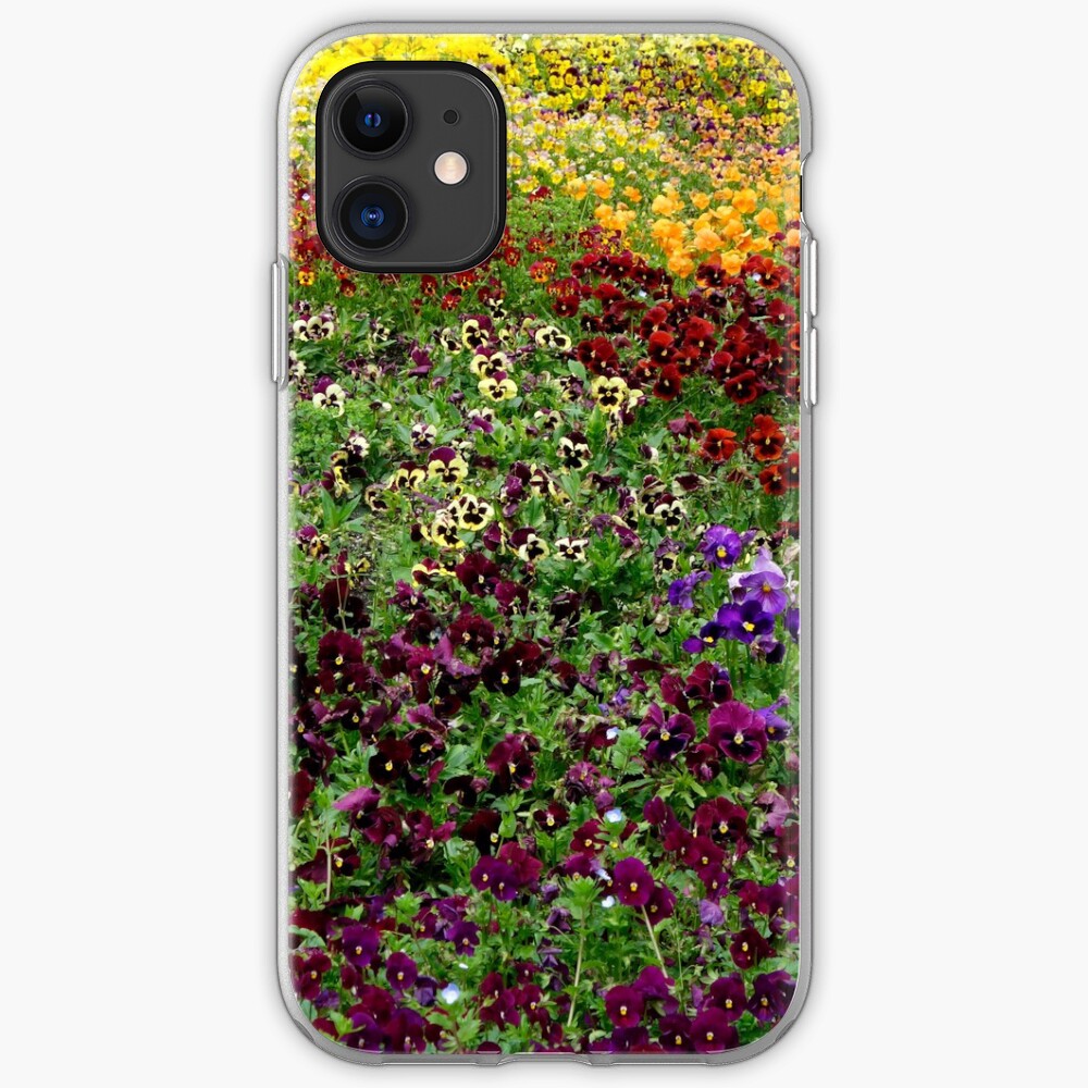 Pansy Garden iPhone Case & Cover