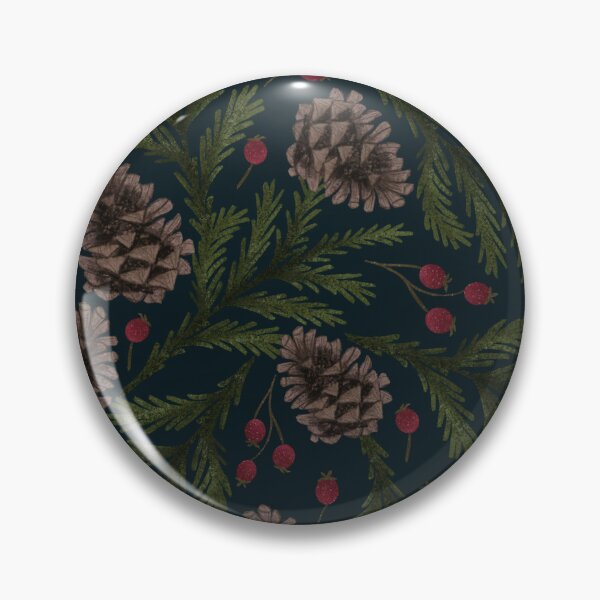 Item preview, Winter pine cones and berries designed and sold by Jackies-art.