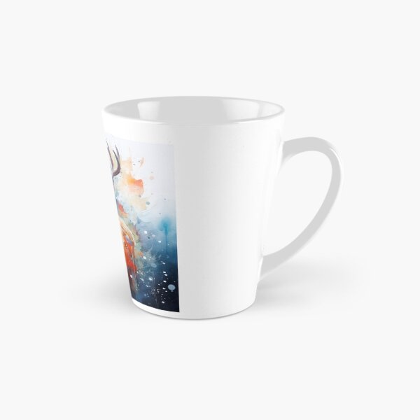 Aperçu de l'œuvre Jolie conception de peinture à l'eau de Renne sauvage créée et vendue par SmileshareShop.