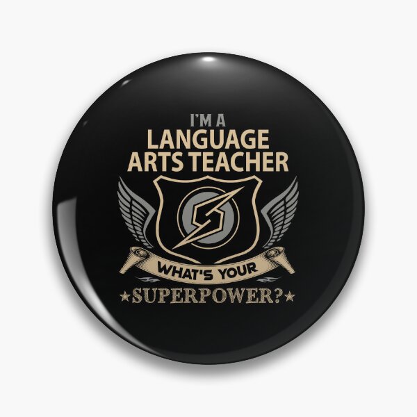 Item preview, Language Arts Teacher - Superpower designed and sold by alphatinost.