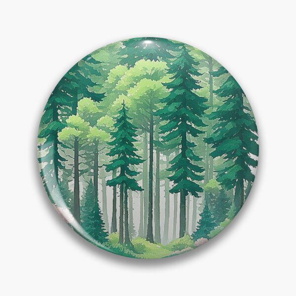 Item preview, Magical coniferous forest designed and sold by Minpadesign.