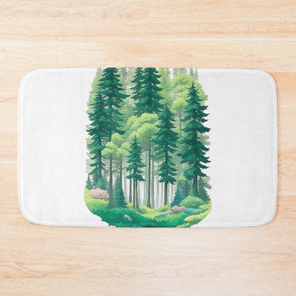 Item preview, Magical coniferous forest designed and sold by Minpadesign.