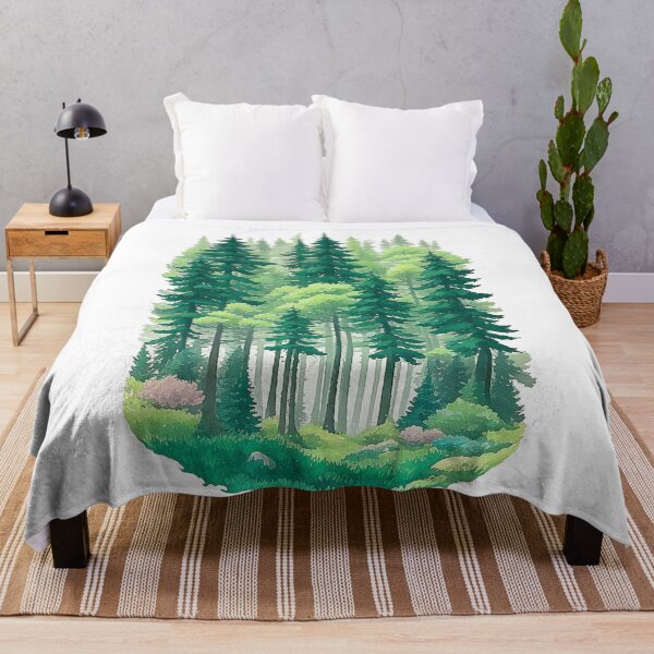 Item preview, Magical coniferous forest designed and sold by Minpadesign.