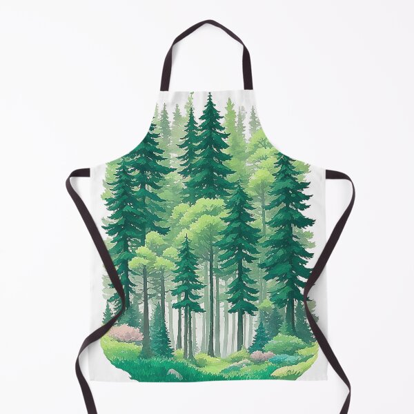 Item preview, Magical coniferous forest designed and sold by Minpadesign.