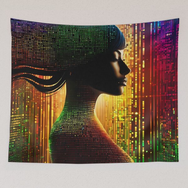 Item preview, Vibrant Code: The Chromatic Revolution of Digital Art through Spectral Binaries designed and sold by Artedig.