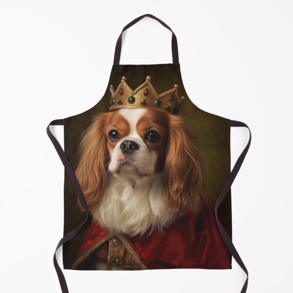 Item preview, Cavalier King Charles Spaniel Queen or King. Dog with Crown designed and sold by salarkoshop.