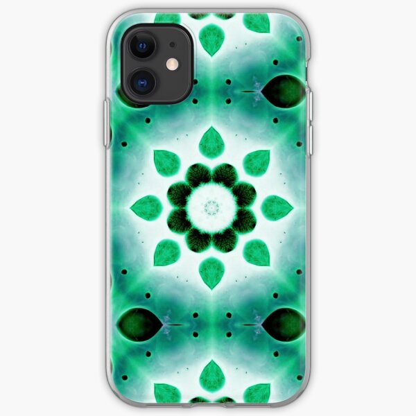 Abstrakte Kunst - Fluid Art - Mandala iPhone Flexible Hülle