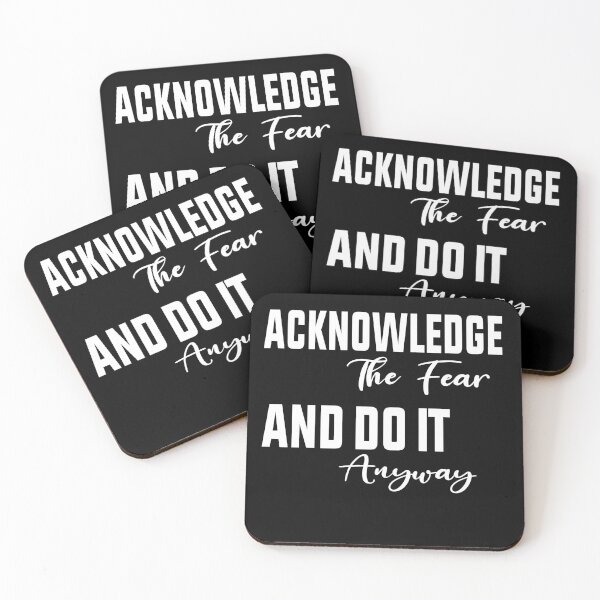 Item preview, Acknowledge Fear Do It Anyway l Motivational posters | Instructor quotes | Bike wall decor | Digital wall art | Emma Lovewell designed and sold by paradise Shop ⭐⭐⭐⭐⭐.