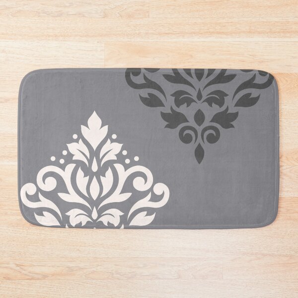 Item preview, Scroll Damask Art I Cream+Greys designed and sold by NataliePaskell.