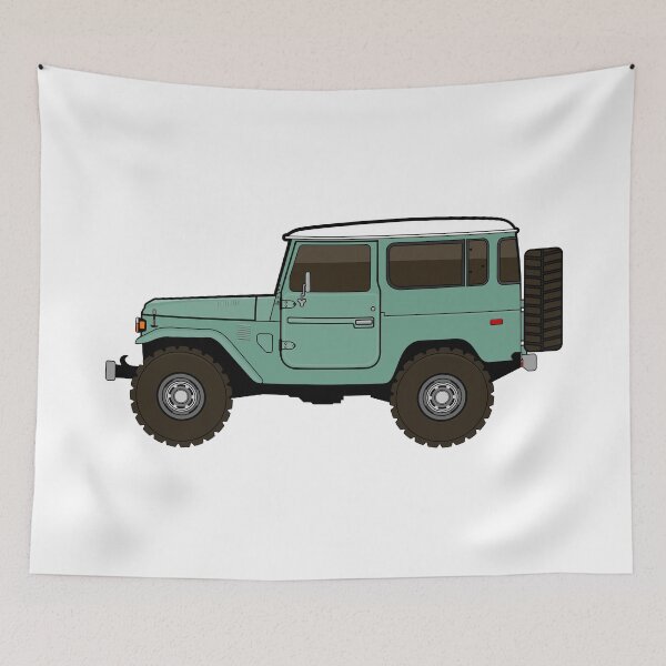 Item preview, fj40 Land Cruiser green designed and sold by -oddlyeven-.