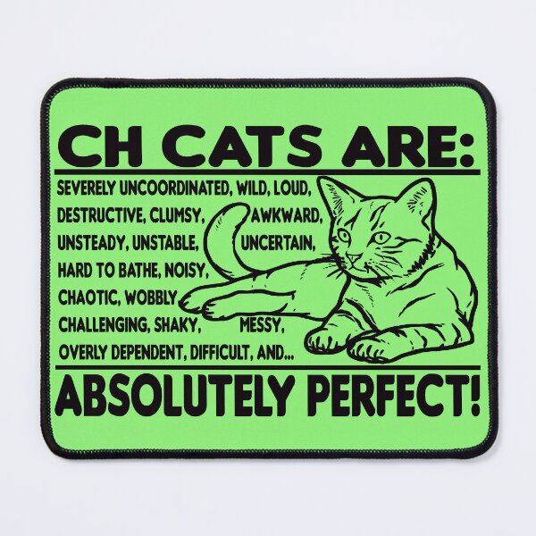 Item preview, CH Cats (black version) designed and sold by BradyRainMedia.