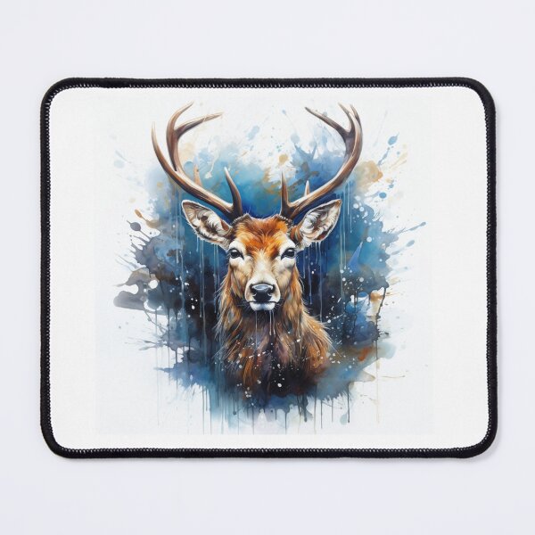 Item preview, Wild deer pretty water paint design designed and sold by SmileshareShop.