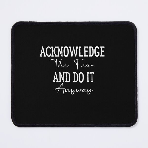 Item preview,  Acknowledge Fear Do It Anyway l Motivational posters | Instructor quotes | Bike wall decor | Digital wall art | Emma Lovewell designed and sold by paradise Shop ⭐⭐⭐⭐⭐.
