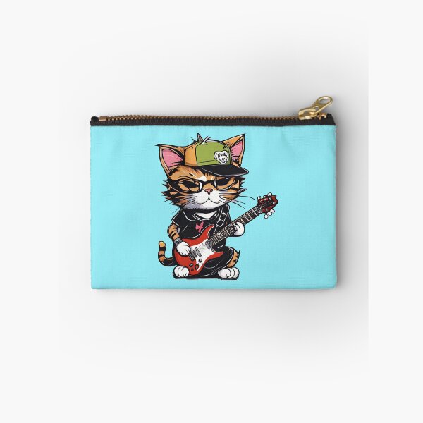 Item preview, INDI ROCK GUITARIST CAT – rock cat - heavy metal cat - guitarist cat designed and sold by Musicians-world.
