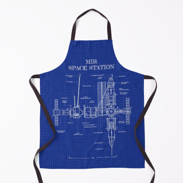 Item preview, Mir Space Station. Soviet Space Program (Blueprint) designed and sold by BGALAXY.
