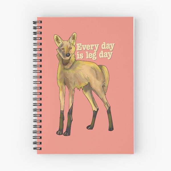 Item preview, Maned wolf - Every day is leg day designed and sold by Apricity-.