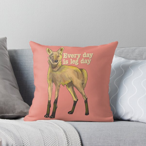 Item preview, Maned wolf - Every day is leg day designed and sold by Apricity-.