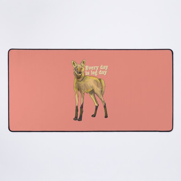 Item preview, Maned wolf - Every day is leg day designed and sold by Apricity-.