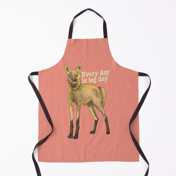 Item preview, Maned wolf - Every day is leg day designed and sold by Apricity-.