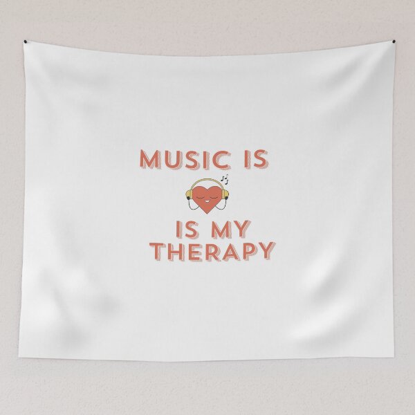 Item preview, Music is my therapy designed and sold by fadouades.