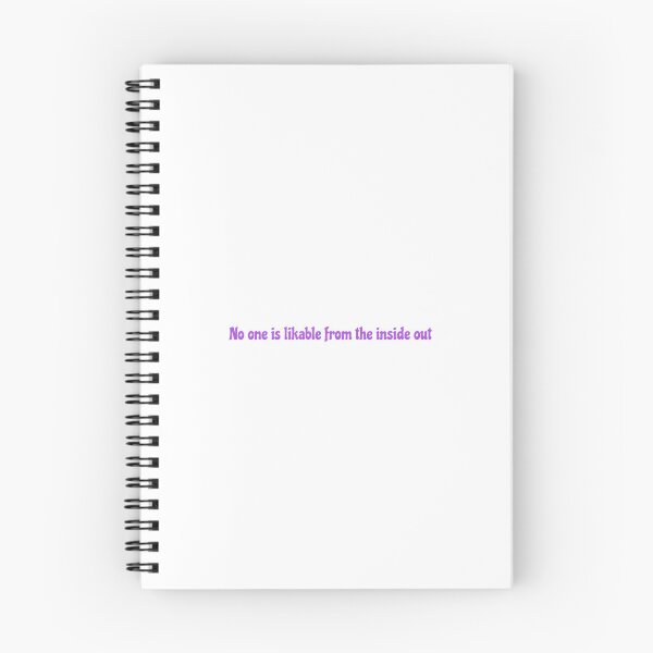 Item preview, "No One is Likeable From the Inside Out" quote from Verity by Colleen Hoover designed and sold by ittrombino.