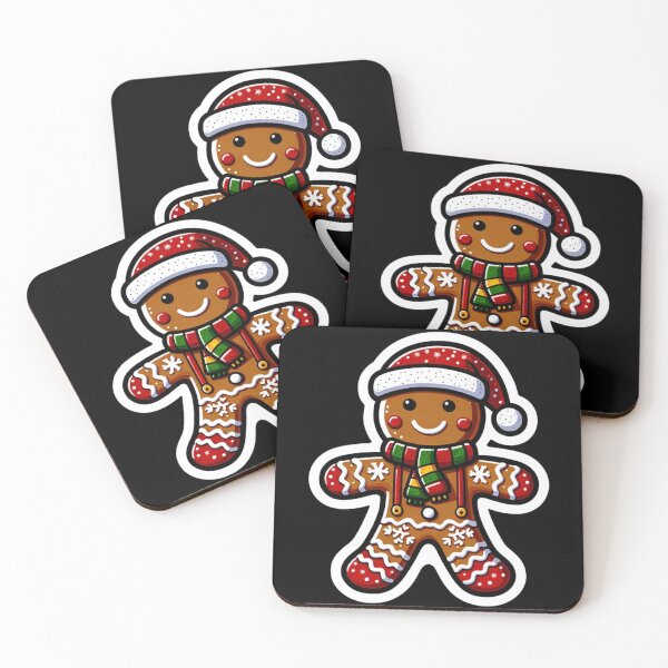 Item preview, Joyful Gingerbread Christmas Hero designed and sold by ArtFeverShop.