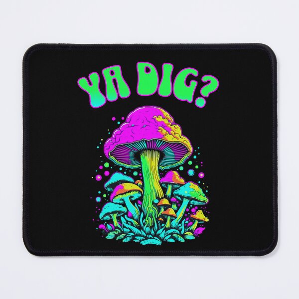 Item preview, Ya Dig? Retro 70s Mushrooms designed and sold by 5PointsDigital.