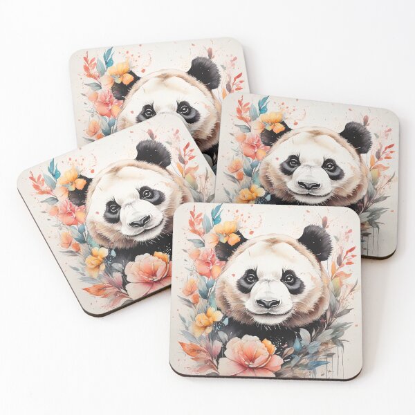 Item preview, Panda in Floral Paradise designed and sold by Nalaxation.