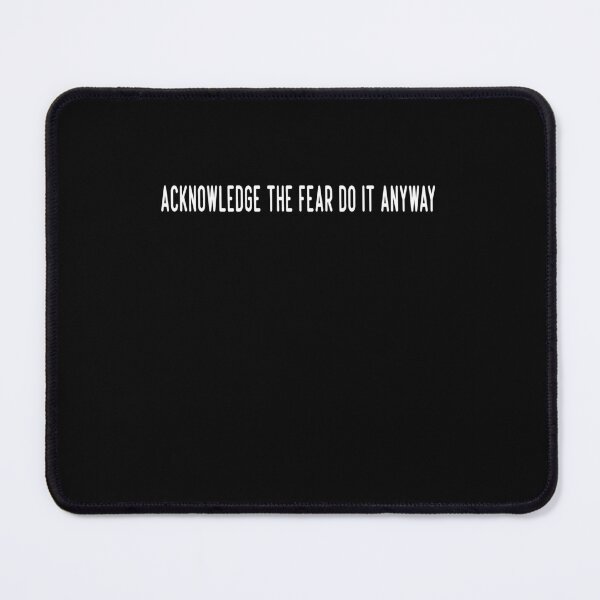 Item preview, Acknowledge Fear Do It Anyway l Motivational posters | Instructor quotes | Bike wall decor | Digital wall art | Emma Lovewell designed and sold by paradise Shop ⭐⭐⭐⭐⭐.