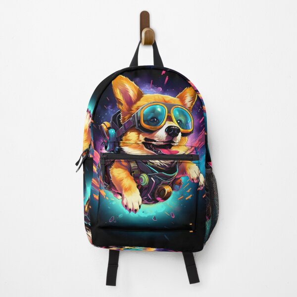 Item preview, Cute Corgi in Outer Space Welsh Corgi Astronaut Dog Lover Cyberpunk designed and sold by SecretDicer.