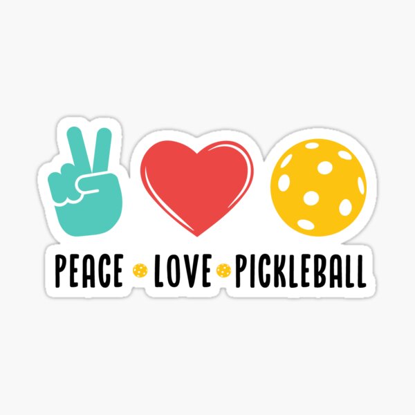 Item preview,  Funny Peace Love Pickleball for Pickleball Player designed and sold by StreetFooD.