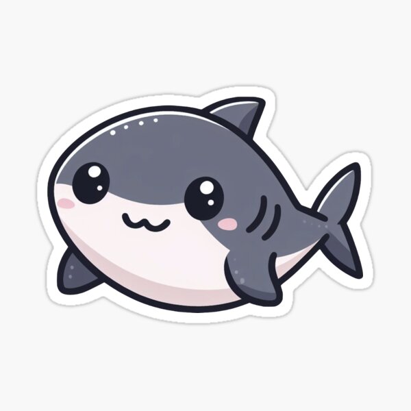 Cute shark Sticker