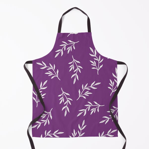 Item preview, Purple Delicate Floral Pattern Black and White designed and sold by ArDecoS.