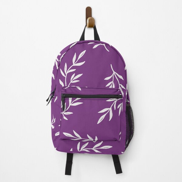 Item preview, Purple Delicate Floral Pattern Black and White designed and sold by ArDecoS.