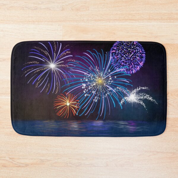 Item preview, Fireworks Blooming on the Night Sky  designed and sold by LJArtworkDesign.