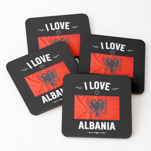 Item preview, I Love Albania designed and sold by LoveMyRoots.