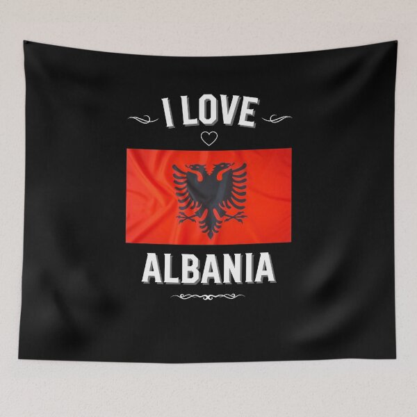 Item preview, I Love Albania designed and sold by LoveMyRoots.