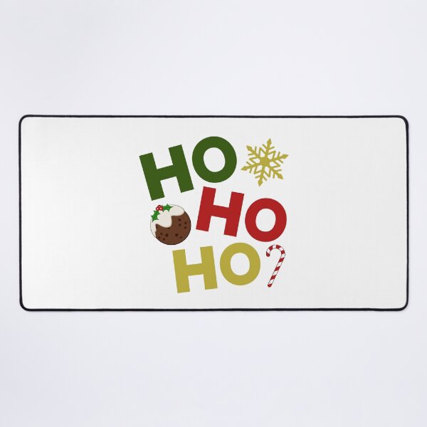 Item preview, HO HO HO+Christmas Pudding+Candy Cane+Snowflake designed and sold by NataliePaskell.