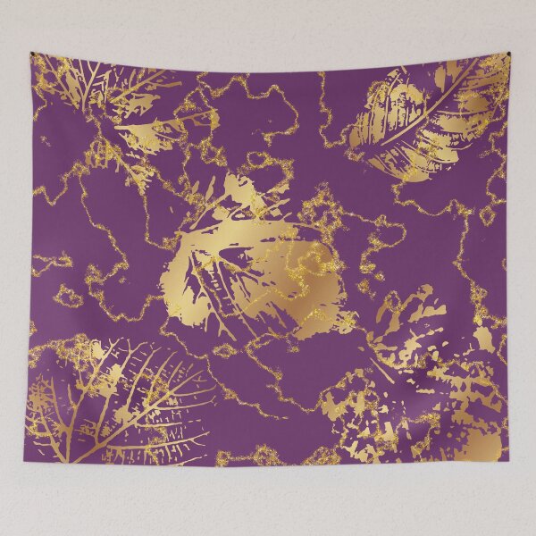 Item preview, Purple Art Deco Leaves designed and sold by ArDecoS.