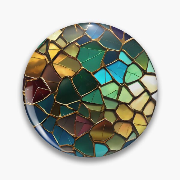 Item preview, Vibrant Glass Mosaic Pattern designed and sold by Kittyzens.