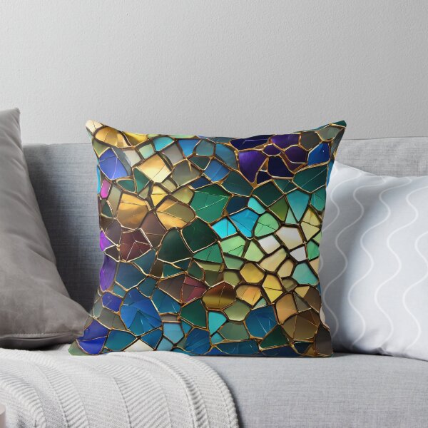 Item preview, Vibrant Glass Mosaic Pattern designed and sold by Kittyzens.