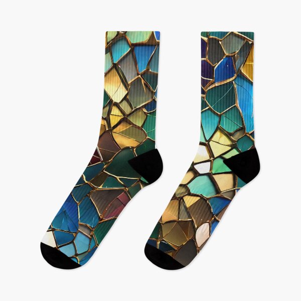 Item preview, Vibrant Glass Mosaic Pattern designed and sold by Kittyzens.