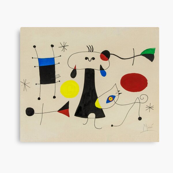 Joan miro oeuvre joan miro peintures joan miró joan miro dessin Impression sur toile