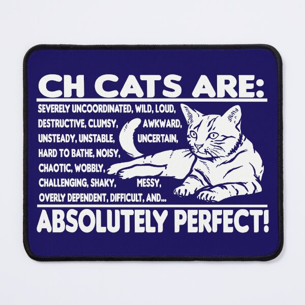 Item preview, CH Cat (white version) designed and sold by BradyRainMedia.