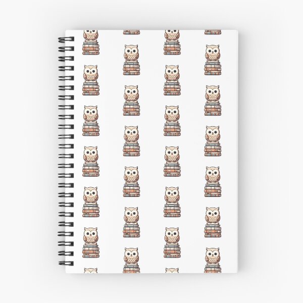 Item preview, Wise Owl Perched Atop a Stack of Books designed and sold by UmbrellaStudio1.