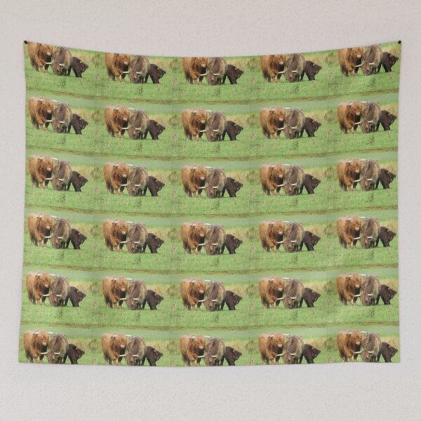 Item preview, Highland Cow Family designed and sold by LearsInteriors.