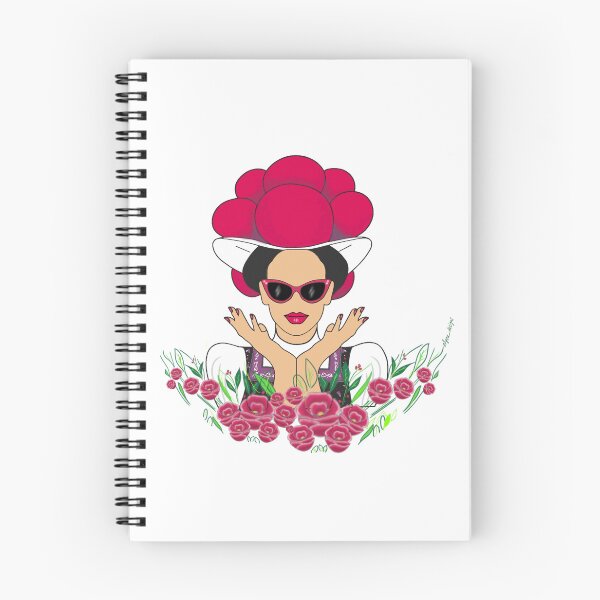 Item preview, Black Forest Girl with Cool Glasses and Tradtional Hat 'Bollenhut' designed and sold by elyou-designs.