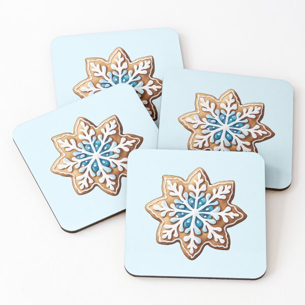 Item preview, Snowflake Winter Cookie designed and sold by PixelsNonstop.