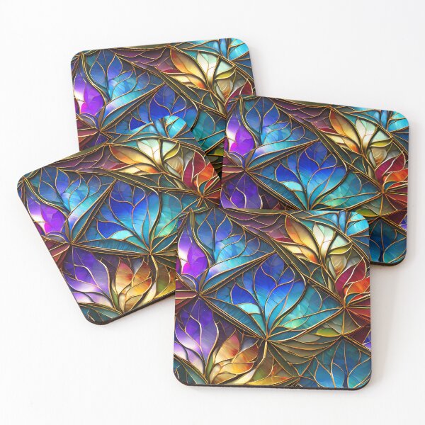 Item preview, Vibrant Glass Mosaic Pattern designed and sold by Kittyzens.