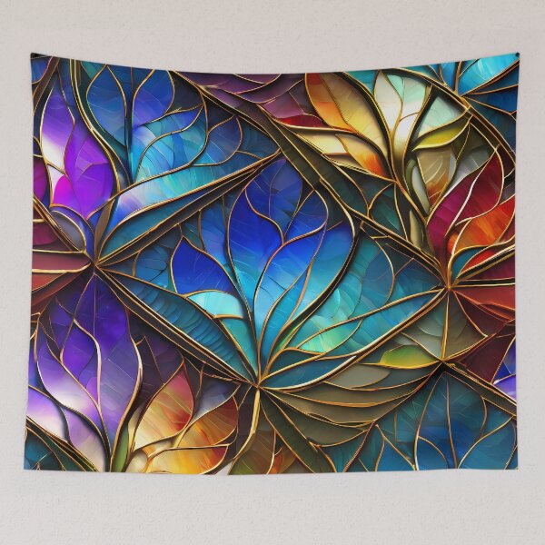 Item preview, Vibrant Glass Mosaic Pattern designed and sold by Kittyzens.